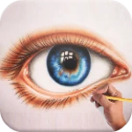 Logo of How to Draw Eyes android Application 