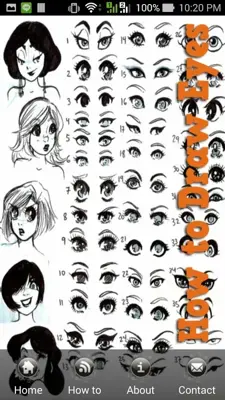 How to Draw Eyes android App screenshot 3